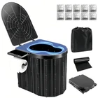 Uopbyea Portable Camping Toilet For Adults With Urine Gel & Medium, Black 1 New. Price: $64.99.