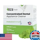 Tcs Fresh Dental Appliance Cleaner 24 Count Professional Strength Concentrated New. Price: $42.66.