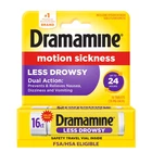 Dramamine Motion Sickness Less Drowsy, For Nausea Relief 16 Count (pack Of 1) New. Price: $14.99.
