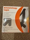 Up & Kinesiology Tape 20CT Black Precut Strips 2IN X 10IN New. Price: $14.00.