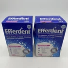 - Efferdent Complete Denture Cleanser 102 Tablets Each Box Made Usa New. Price: $22.88.