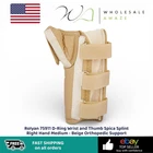 Rolyan 75911 D-ring Wrist Thumb Spica Splint Right Hand Medium Beige Ortho New. Price: $24.99.
