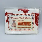Good Taste Waste Designer Trash Bags Scottish Terrier Scotty Kitchen Vintage New. Price: $20.00.