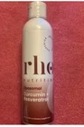 Rho Nutrition Liposomal Curcumin + Resveratrol Promotes Joint Comfort 6OZ New. Price: $23.95.