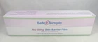 100 Safe N' Simple SNS80744 No-sting Skin Barrier Wipes Expires 12/2026 New. Price: $18.00.