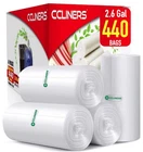 2.6 Gallon (10 Liter) Clear Small Trash (440 Bags) Bathroom Gar... New. Price: $28.30.
