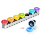 Eivennko Weekly Metal Pill Case 7 Day Stainless Steel Organizer For Travel New. Price: $42.51.