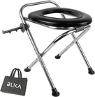 Blika Portable Toilet For Camping, 350LBS Stainless Steel Foldable Travel New. Price: $77.48.