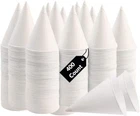 Disposable White Paper Cone Cups (pack Of 400-4.5 Oz) Eco-friendly, Leak-proo... New. Price: $32.70.