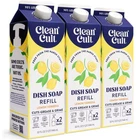 3 Pks Cleancult Dish Soap Liquid Refills Plant Based Cleaning Power Cuts Grease New. Price: $13.97.