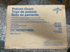 Case Of 50 Medline Disposable Patient Gowns Multi-layer Blue Short Sleeves Large New. Price: $85.00.