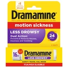 Dramamine Motion Sickness Less Drowsy, For Nausea Relief 16 Count (pack Of 1) New. Price: $12.46.