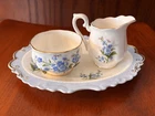 Royal Albert Forget Me Nots- Tray Mini Cream Open Sugar England Used. Price: $42.95.