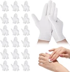 42-PACK White Cotton Gloves, Unisex Soft Sleep Elastic Spa Set Dry Hands New. Price: $18.11.