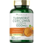 Turmeric Curcumin With Black Pepper 1000MG 180 Capsules By Carlyle New. Price: $13.09.