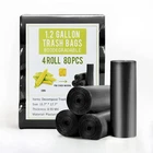 Jaoul Trash 1.2 Gallon, Small Garbage Bags, 80 Count (pack Of 1), Black New. Price: $15.65.