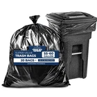 55 Gallon Large Trash Bags 39 X 56 20 Micron Black Co New. Price: $21.07.