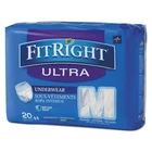 Medline Fitright Ultra Protective Underwear, Med, 28-40" Waist, 20/PK, Pack/ct New. Price: $81.46.