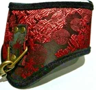 Corset Collar Choker & Leash Black Red Brocade Gothic Soft Cosplay Z8 New. Price: $26.99.