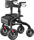All-terrain Rollator Walker For Seniors, Foldable, 350LB Capacity, Adjustable New. Price: $377.99.