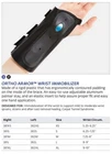 Djo Bell-horn Ortho Armor Wrist Immobilizer Right Hand X-large New. Price: $25.00.