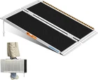 3FT Portable Aluminum Wheelchair Ramp Non-slip, 800LBS Capacity, Folding Desig New. Price: $186.99.