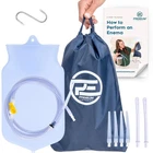 Premium Kit 2 Quart Clear Silicone Bag Enemas Colon Cleanse For... New. Price: $47.37.