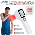 Dawfek 2500MW Low Level Laser Therapy Machine For Pain Relief 1-10000HZ Adjust New. Price: $649.00.