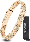 Feraco Pure Copper Bracelets For Women, Ultra Strength Magnetic Therapy New. Price: $34.99.