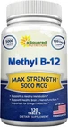 Asquared Nutrition Vitamin B12-5000 Mcg Supplement W/methylcobalamin (methyl B-1 New. Price: $38.85.