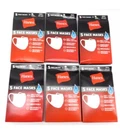 Hanes Face Masks White Cotton Reusable Cover Cloth 6 Packs 30 Total New. Price: $13.99.