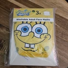 Nickelodeon Spongebob Squarepants Adult Face Masks- 3 Pack Brand New. Price: $10.00.