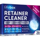 Retainer Cleaner Tablets - 36 Denture Cleaning (pack Of 1) New. Price: $15.21.