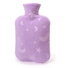Dicever Hot Water Bottle With Soft Cover, 2L 10X6X4 Inch, Purple New. Price: $14.76.