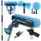 Igadpole 24 Ft Water-fed Washing Kit With Soap-dispenser, Brush, 10 Squee New. Price: $192.95.