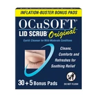 Ocusoft Lid Scrub Original 30 Count Inflation Buster With 5 Extra Pads New. Price: $11.95.