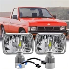 Pair 7X6" 5X7" Led Headlight Kit Hi/lo Beam For Nissan Pickup Hardbody 240SX D21 New. Price: $45.36.