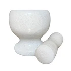 Thy Collectibles Natural Marble Mortar And Pestle Set, Stone Grinder Bowl For... New. Price: $18.89.