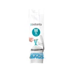 Brabantia Bin Liner Code W, 20 Bags - 5 Litre White New. Price: $33.74.