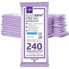 Shower Wipes 240 Count Medline Readybath Hypoallergenic Fresh Unscented No-rinse New. Price: $59.99.