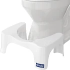 Squatty Potty Simple Curve Bathroom Toilet Stool Count (pack Of 1), White New. Price: $33.81.