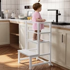 Innod Toddler Kitchen Step Stool, Adjustable Height Tower, 150LB Cap, Safe New. Price: $87.09.