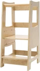 Adjustable Toddler Kitchen Step Stool With Safety Rail - Solid Wood Design New. Price: $166.99.