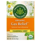 Organic Gas Relief Chamomile Mint, Caffeine Free, 16 Wrapped Tea Bags, 0.85 Oz New. Price: $8.04.
