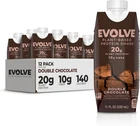 Evolve Plant Based Protein Shake, Double Chocolate, 20G 11 Fl Oz (pack Of 12) New. Price: $45.61.