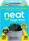 Neat Tall Kitchen 30 Gallon Drawstring Trash Bags - (mega 120 Count) Triple New. Price: $47.12.