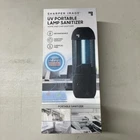 New, Sharper Image Home And Car Sanitizer Portable Lamp Black. Price: $15.99.