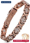 Jecanori Copper Magnetic Bracelets For Women&ring, Pure With 350 New. Price: $45.55.