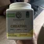 Sunwarrior Active Creatine Monohydrate Powder Vegan, Informed Choice Certified New. Price: $22.22.