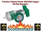 Precision Medical 168708D Oxygen Ez-dial Regulator 0-8 Lpm Gauge 0-3000 Psi New. Price: $49.80.
